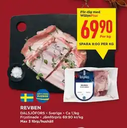 Willys REVBEN, Medlemspris erbjuda