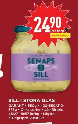 Willys SILL I STORA GLAS erbjuda