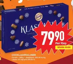 Willys CHOKLADPRALINER erbjuda
