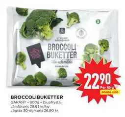 Willys BROCCOLIBUKETTER erbjuda