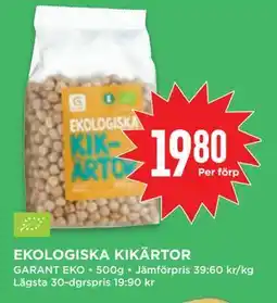 Willys EKOLOGISKA KIKÄRTOR erbjuda