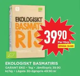 Willys EKOLOGISKT BASMATIRIS erbjuda