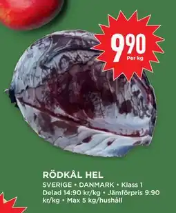 Willys RÖDKÅL HEL erbjuda