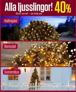 ÖoB Alla ljusslingor! erbjuda