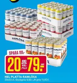 ÖoB HEL PLATTA RAMLÖSA erbjuda