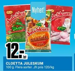ÖoB CLOETTA JULESKUM erbjuda