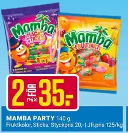 ÖoB MAMBA PARTY erbjuda