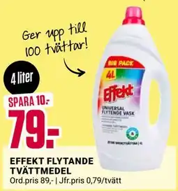 ÖoB EFFEKT FLYTANDE TVÄTTMEDEL erbjuda