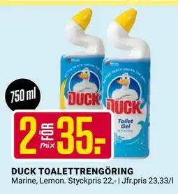 ÖoB DUCK TOALETTRENGÖRING erbjuda