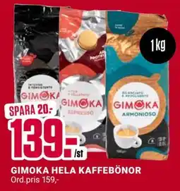 ÖoB GIMOKA HELA KAFFEBÖNOR erbjuda