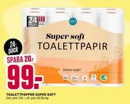 ÖoB TOALETTPAPPER SUPER SOFT erbjuda