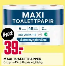 ÖoB MAXI TOALETTPAPPER erbjuda
