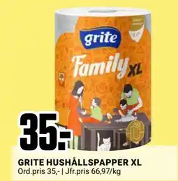 ÖoB GRITE HUSHÅLLSPAPPER XL erbjuda