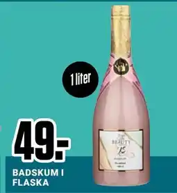 ÖoB BADSKUM I FLASKA erbjuda