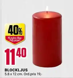 ÖoB BLOCKLJUS erbjuda