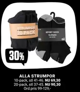 ÖoB ALLA STRUMPOR erbjuda