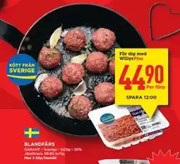 Willys Hemma BLANDFÄRS, Medlemspris erbjuda