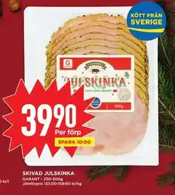 Willys Hemma SKIVAD JULSKINKA erbjuda