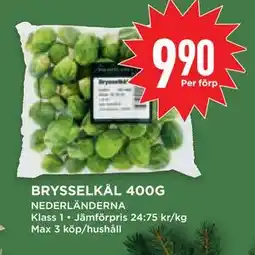 Willys Hemma BRYSSELKÅL 400G erbjuda