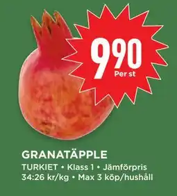 Willys Hemma GRANATÄPPLE erbjuda