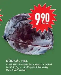 Willys Hemma RÖDKÅL HEL erbjuda