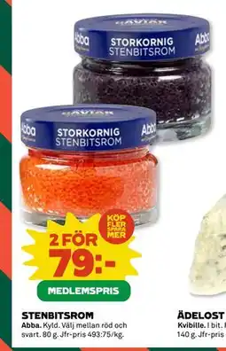 Coop Daglivs STENBITSROM, Medlemspris erbjuda