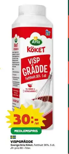 Coop Daglivs VISPGRÄDDE, Medlemspris erbjuda