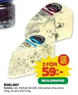 Coop Daglivs ÄDELOST, Medlemspris erbjuda