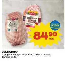 Coop Daglivs JULSKINKA erbjuda