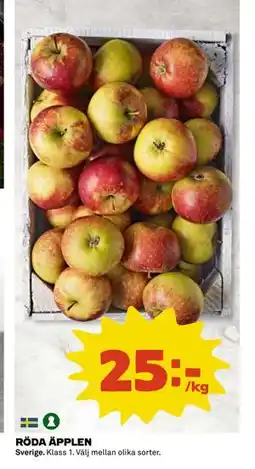 Coop Daglivs RÖDA ÄPPLEN erbjuda