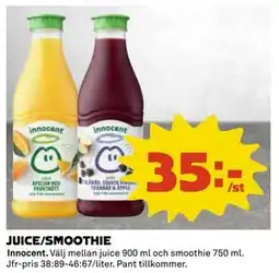 Coop Daglivs JUICE/SMOOTHIE erbjuda