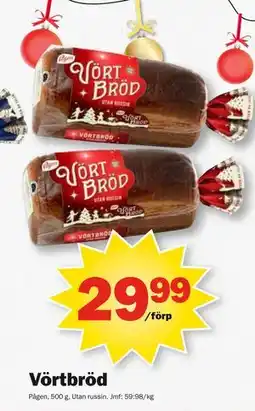 Pekås Vörtbröd erbjuda