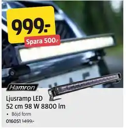 Jula Ljusramp LED 52 cm 98 W 8800 lm erbjuda