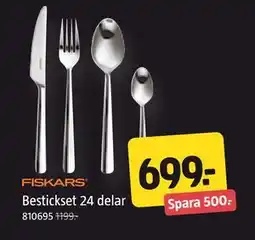 Jula Bestickset 24 delar erbjuda