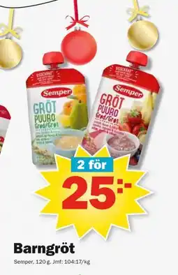Pekås Barngröt erbjuda