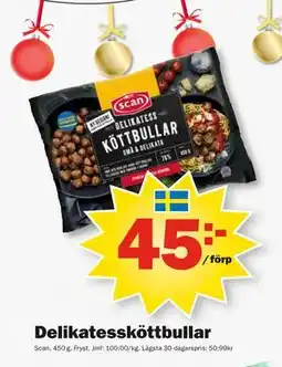 Pekås Delikatessköttbullar erbjuda