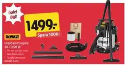 Jula Grovdammsugare 38 l 1250 W erbjuda