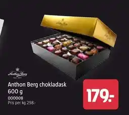 Jula Anthon Berg chokladask 600 g erbjuda