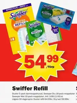 Pekås Swiffer Refill erbjuda