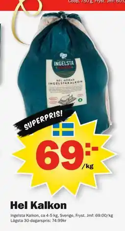 Pekås Hel Kalkon erbjuda