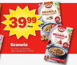 Pekås Granola erbjuda