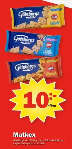 Pekås Matkex erbjuda