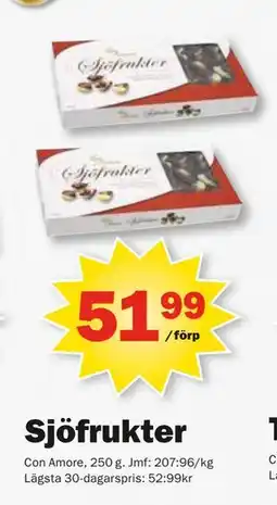 Pekås Sjöfrukter erbjuda