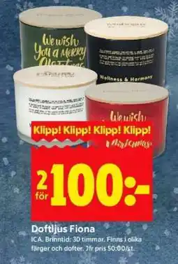 ICA Supermarket Doftljus Fiona erbjuda