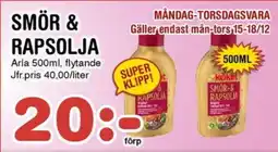 Nya Pulsen Arla Smör & rapsolja erbjuda