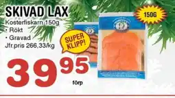 Nya Pulsen Kosterfiskarn Skivad lax erbjuda