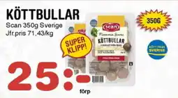 Nya Pulsen Scan Köttbullar erbjuda