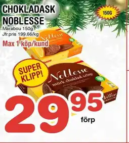 Nya Pulsen Marabou Chokladask noblesse erbjuda
