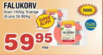 Nya Pulsen Scan Falukorv erbjuda