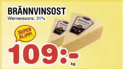 Nya Pulsen Wernerssons Brännvinsost erbjuda